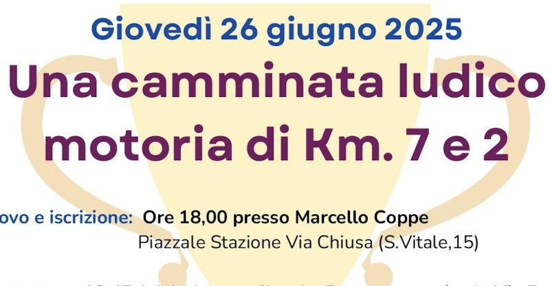 Camminata ludico motoria da Marcello Coppe